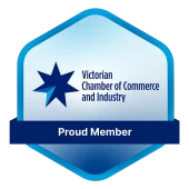 VIC CHAMBER OF COMMERCE MEMBER BADGE
